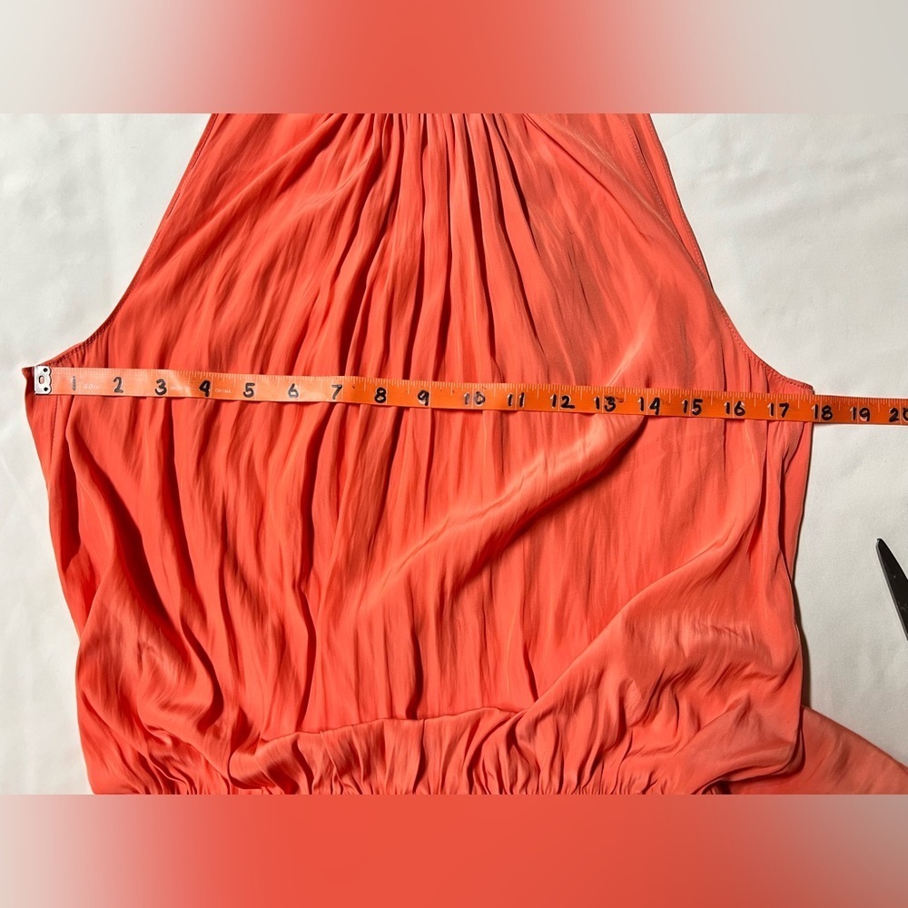 RAMY‎ BROOK Peach Audrey halter neck dress size M - Picture 13 of 15